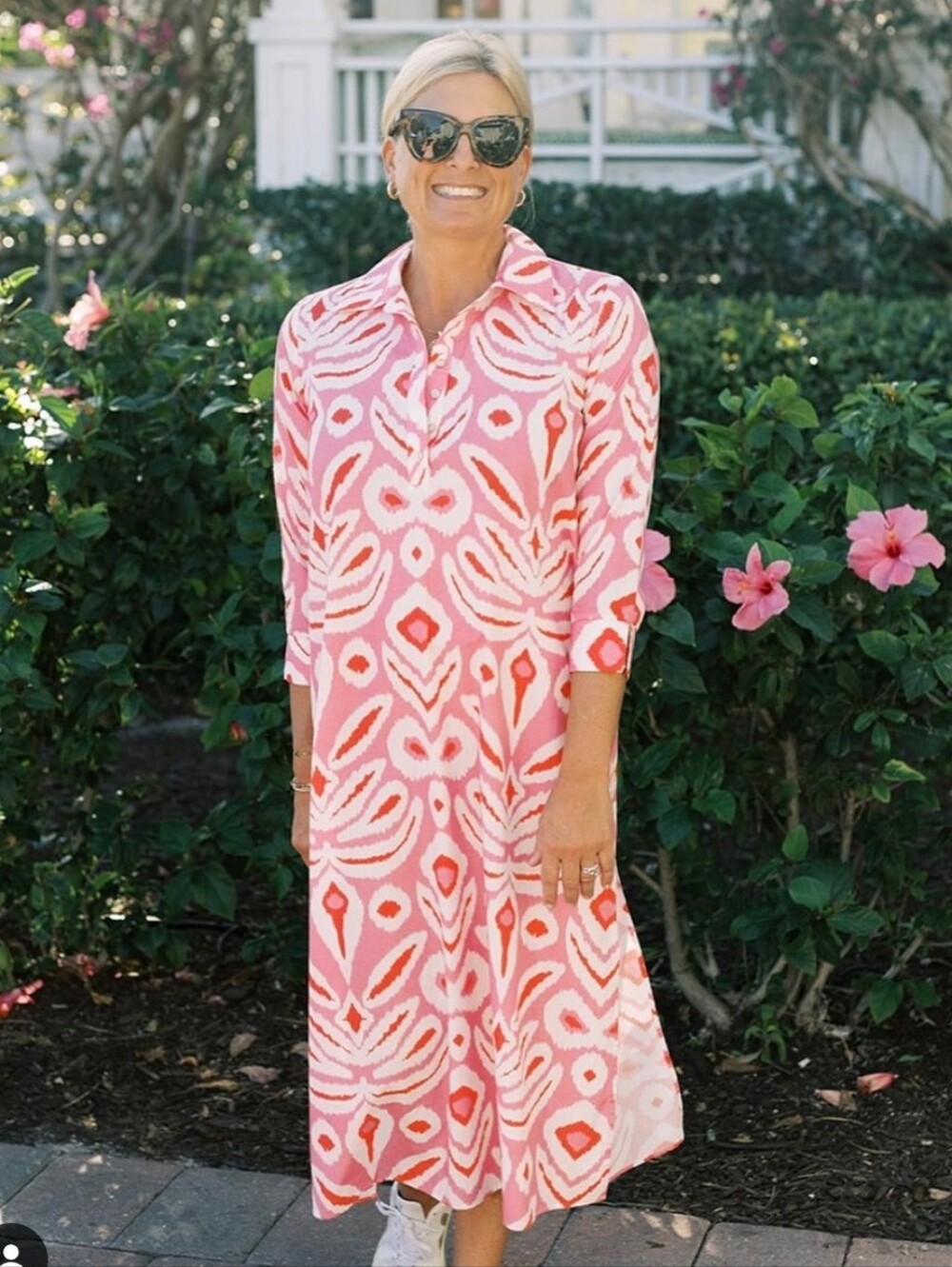 NavyBleu Sara Ikat Dress